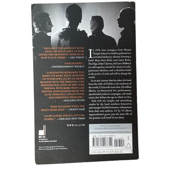 U2 by U2 By Neil McCormick Paperback Book - Picture 2 of 3